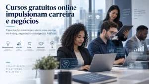 Cursos gratuitos oferecem capacitação em empreendedorismo, vendas, inteligência artificial e negócios digitais